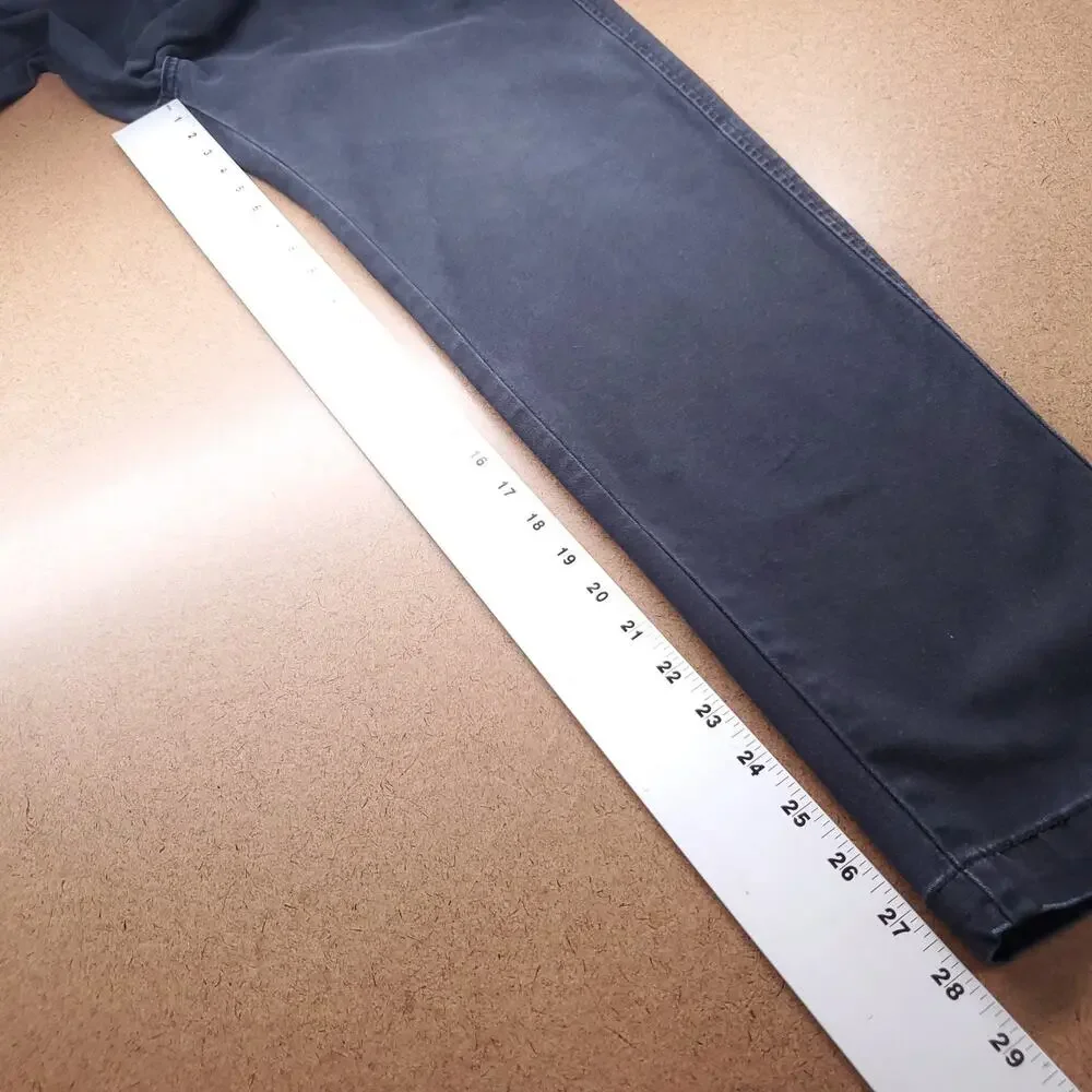 Levi's XX Chino Standard Taper Pants Men 34x30 Black Stretch Workwear Streetwear